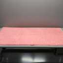 Mat Rugs Washable, Bathroom Carpets, 4 Pieces, 47x28 inches, Pink, Gray, Blue, Green