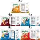 Simply Snacks Variety Pack, 0.875 Oz Bag, 36 Count, Organic, Packaging May Vary (EXP 08/11/26)