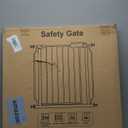 Fairy Baby 29-34 Inch Wide Baby Gate for Doorways Stairs Hallway, Walk Through Pressure Mounted Child Gates, Indoor Safety Child Gates for Kids or Pets