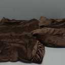 Smiry Velvet Stretch Dining Room Chair Covers Set of 4, Soft Removable Washable Chair Slipcovers Kitchen Parsons Chair Protector, Coffee