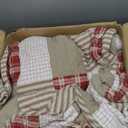 Eddie Bauer - Quilt Set, Reversible Cotton Bedding with Matching Shams, Luxurious Bedding Set (Camino Island Red, Queen)