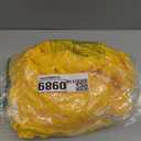 DeZerlor 50 Pack Lemon Yellow Cheesecloth Napkins Spring Cloth Napkins Set of 50 Yellow Dinner Napkins Bulk 21x21 Inches for Wedding Bridal Shower Baby Shower Parties