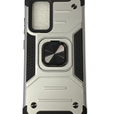 for Samsung Galaxy S20 FE 5G Case with Ring Holder Stand Heavy Duty Military Grade Shockproof Hybrid Rugged Drop Protective Cover for Samsung Galaxy S20 5G 6.5 Inch, Silver 6.17