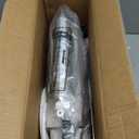 Vortopt Under Sink Water Filtration System-NSF&CEC Certified,Stainless Steel Water Filter, Real-time Pressure Gauge,0.01m Kitchen Undersink Water Filtration,Retain Beneficial Minerals,U1(5 Filters)