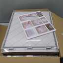 5 Pack Stackable Closet Storage Basket - Stackable Storage Bins, Multifunctional & Foldable Closet Organizer Waterproof, Wardrobe Cupboard Space-Saving Hat Storage Drawer Organizer, White