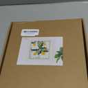 Embroidery Punch Needle kit Frame, Embroidery Starter Kits for Beginner Kids,Punch Needle Fabric with Pattern,Threader, Yarns,Embroidery Hoops & Rug Punch(Green)