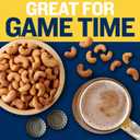 PLANTERS Deluxe Honey Roasted Whole Cashews, Party Snacks, Plant-based Protein, 2 oz Bags (Pack of 15) (EXP 01/22/27)