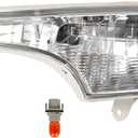 KUAFU Right Turn Signal Light Compatible with 2013-2018 Nissan Altima Replacement for 261303TA0A NI2531118 Front Passenger Side Corner Marker Lamp Signal Lamp Assembly Clear Lens Plastic