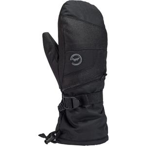 Gordini Kids' Ultra Dri-Max Gauntlet Mitten, Black, XL