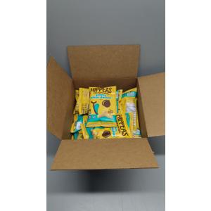 HIPPEAS Chickpea Puffs, Groovy White Cheddar, Gluten Free Snacks, Dairy Free, Vegan, 0.8oz, Pack of 30, 3g Protein, 2g Fiber, Crunchy, Nutritious, Baked Plant Protein Snack, Non-GMO, Kosher Best Before Date 03/24/26