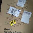 Gashell Wire Shelf Covers, Bamboo Wire Rack Covers for Pantry, Closet (5pcs, 32" W x 16" D)