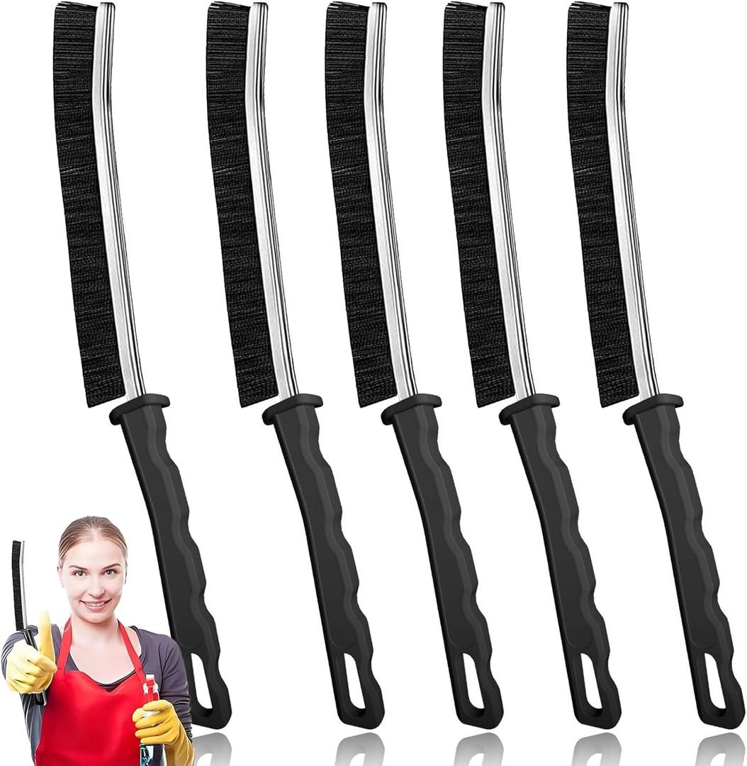 2 x Gap Cleaning Brush, Dead Corners Multifunctional Brushes,Bathroom Crevice Gaps Cleaning BrushClean The Dead Corners of Bathroom Kitchen Tiles for Bathroom Kitchen Tiles Window Slots (5pcs)