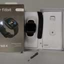 Fitbit Versa 4 Fitness Smartwatch with Daily Readiness, GPS, 24/7 Heart Rate, 40+ Exercise Modes, Sleep Tracking and more, Black/Graphite, One Size (S & L Bands Included)