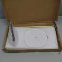 NearMoon Standing Paper Towel Holder, Kitchen Paper Towel Tissue Holder- for Bathroom Kitchen Countertop, Standard or Jumbo-Sized Roll Paper (with Marble Base, Brushed Gold)