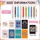 Resurhang 18 Pcs School Nurse Appreciation Gifts Set, 9 School Nurse Notebook Journal & 9 Inspirational Ballpoint Pen for Nursing Staff Students Graduation Retirement Gifts, National Nurses Week