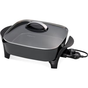 Presto 07117 12" Electric Skillet with glass cover