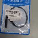 Headphone Extension Cable 1 ft, 4 Pole Nylon Braid 3.5mm TRRS Male to Female Lossless Stereo Audio Adapter Extension Cable for Tablet/PC/ PS4 and More (1FT/0.3M)