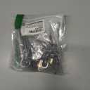 Sun Shade Sail Hardware Kit 6 Inch for Rectangle & Triangle Shade Sail Install, Stainless Steel ShadeSail Fixing Accessories for Outdoor Patio Canopy Garden, Heavy Duty Awning Attachment 80 Set (Silver)