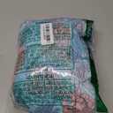 xxxiticat Women's Floral Print Ruffle Dress Long Lantern Sleeve High Neck Button Down Flared Lace Up Bandage Mini Dress M