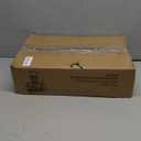 MR.SIGA Broom and Dustpan Set with Adjustable Long Handle, Upright Combo for Floor, Cleaning Lobby, Gray