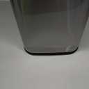 NINESTARS DZT-50-28 Automatic Touchless Motion Sensor Rectangular Trash Can, 13 Gal, Black Trim