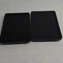 2 Pack Couch Arm Tray,Bamboo Folding Sofa Tray,Sofa Armrest Trays Clip-On Couch Desk for Drinks,Snacks,Phone,Remote ControlBlack