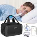 LEFORZ Travel Carrying Bag Compatible with ResMed AirMini/Z2 Auto CPAP Machine and Accessories,Portable Storage Organizer Case Fits for CPAP Equipment and Supplies(Bag Only)