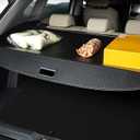 Retractable Cargo Cover Compatible with Acura TSX Sport Wagon 2011-2014 Shield Security Shade Privacy Screen Tonneau Luggage Cargo Trunk Organizers (Carbon Fiber Texture)