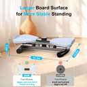 Waist Twister Machine with Resistance Band, Silent Exercise Twist Board for Core & Belly Fat Workout, Non-Slip Home Fitness Disc for Men & Women