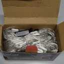 LYHOPE 12ft x 5ft 360 LED Christmas Net Lights, 8 Modes Low Voltage Mesh Christmas Decorative Lights for Xmas Trees, Bushes, Wedding, Garden, Outdoor, Indoor Decor (Multi-Color)