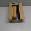 Wood Curtain Rods for Windows 32 to 120 Inch, 1 Inch Heavy Duty Curtain Rods with Imitation Wood Grain Finials, Adjustable Boho Drapery Rod for Bedroom, Kitchen