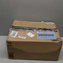 StepRite Kitchen Mats, 4PCS Kitchen Rugs, Cushioned Anti Fatigue Kitchen Mats for Floor, Non-Slip Standing Desk Mat, Waterproof Kitchen Rug Set for Floor, Office, 17.3"x30"+17.3"x47", Chocolat