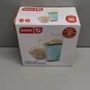 DASH Fresh Pop Popcorn Maker - Oil-Free, Air Popcorn Popper - With Measuring Cup & Recipe Guide - Perfect for Movie Nights - 16 Cups, Aqua