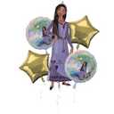 Wish Theme Party Supplies Bundle - 5 Superior Float Balloons with Self-Sealing Valves Perfect for Unisex Birthday Celebrations - Create Magical Decorations Effortlessly!
