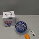 2025 Upgraded Flying Orb Ball Toy with LED Lights, Cosmic Boomerang Hover Orb Ball for Kids & Adults, for Indoor/Outdoor Fun Cool Holiday Magic Toy (Blue)