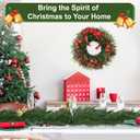 6FT Christmas Garland Set of 2  Lifelike Norfolk Pine Garland for Holiday Decor, Perfect for Mantels, Staircases, Doorways, Indoor/Outdoor Decorations