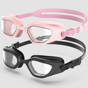 ZABERT Swim Goggles,W2 Swimming Goggles for Adult Men Women, Anti-fog UV Protection No Leaking