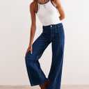 Womens Wide Leg Jeans High Waisted Baggy Jean Fashion Stretch Jeans for Women Trendy Slim Butt Lift Jean Pant (XL)