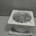 HG Power 10 Inch Exhaust Fan, Kitchen Exhaust Fan With Switch 988 CFM Wall Mounted, Extractor Ventilation Fan For Attic, Greenhouse, Basement, Shed (White)