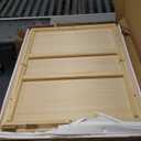 TEAKMAMA 1500 Piece Wooden Jigsaw Puzzle Board with 4 Drawers, Folding Puzzle Table with Protective Cover, Jigsaw Board with Legs, Multifunctional Game Table for Adults, 34W x 26.3D, Natural