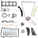 2.4l Engine Head Gasket Set & Timing Chain Kit W/Tensioner for Chrysler 200/Sebring 07-14 for Dodge Avenger/Journey 08-16 for Jeep Compass/Patriot 07-15 L4 2.4L HS26332PT 4884868AB HS54664