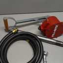 Fill-Rite FR152 Piston Hand Pump with Hose & Nozzle Spout, Red