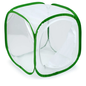 RESTCLOUD Insect and Butterfly Habitat Cage Terrarium Pop-up 12 X 12 X 12 Inches
