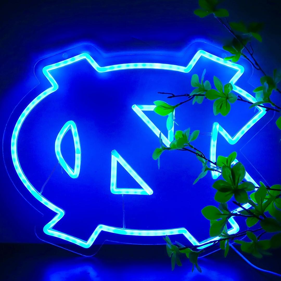 University Neon Signs for Wall DecorRugby Football Neon Lights for Bedroom LED Signs Suitable for Man Cave,Led Wall Art for DormitoryBedroomBirthdayChristmas gifts for Man