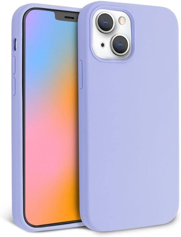 FELONY CASE - iPhone 13 / iPhone 14 Case - Pastel Purple Silicone Phone Cover | Liquid Silicone with Anti-Scratch Microfiber Lining, 360 Shockproof Protective Case for Apple iPhone 13 / iPhone14