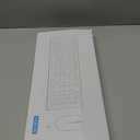 Wireless Keyboard and Mouse Combo, FullSized Wireless Keyboard and Adjustable DPI Mouse, 2.4GHz USB Receiver, Silent Keyboard and Mouse for PC, Windows, MAC, Desktop, Laptop(Purple)