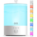 Humidifier for Bedroom – Quiet, Easy to Fill & Clean, 24HR Runtime, Night Lights, Timer, Ultrasonic Cool Mist, Auto Shut-Off, Essential Oil Diffuser 