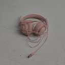 USB Headset with Microphone for PC, On-Ear Computer Laptop Headphones with Noise Cancelling Mic in-line Control for Home Office Online Class Zoom (USB+3.5mm, Pink)