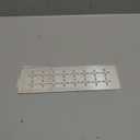 12 Inch Shower Niche Shelf 304 Stainless Steel Rectangular Bathroom Niche Shelf with Brushed Finish and Floral Design Fits Prefabricated Tile Niches Kerdi Board 1 Pack