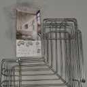 Moforoco Corner Shower Caddy Shelf Organizer Rack, Self Adhesive Black Bathroom Shelves Basket, Home Shower Inside Organization and Storage Decor Rv Accessories, First Apartment EssentialsSilver